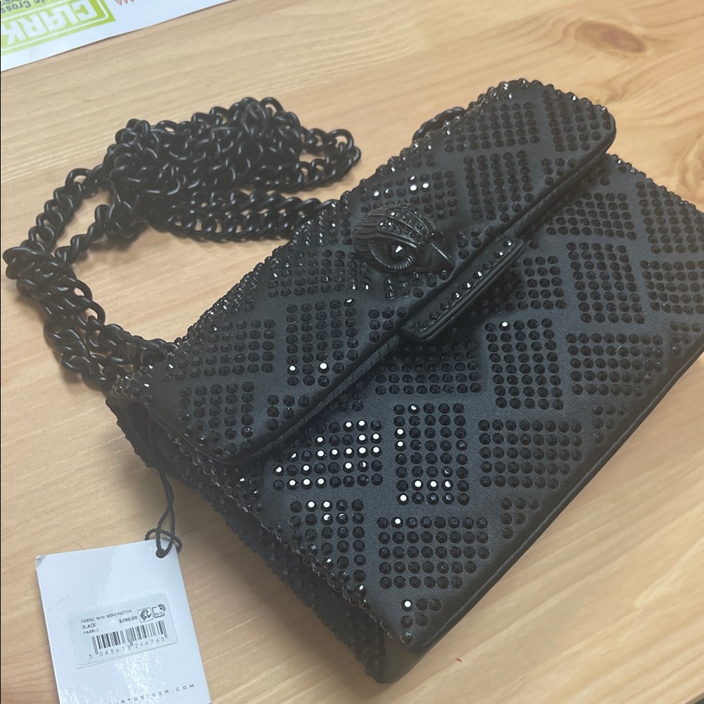 NWT Kurt Geiger Black Mini Kensington - Picture 3 of 6